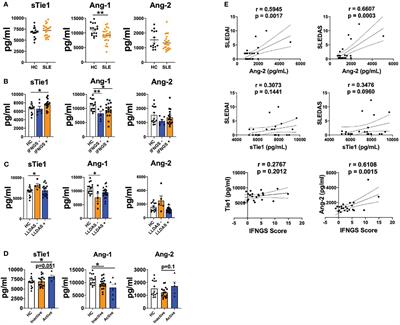 Type I Interferons induce endothelial destabilization in Systemic Lupus Erythematosus in a Tie2-dependent manner